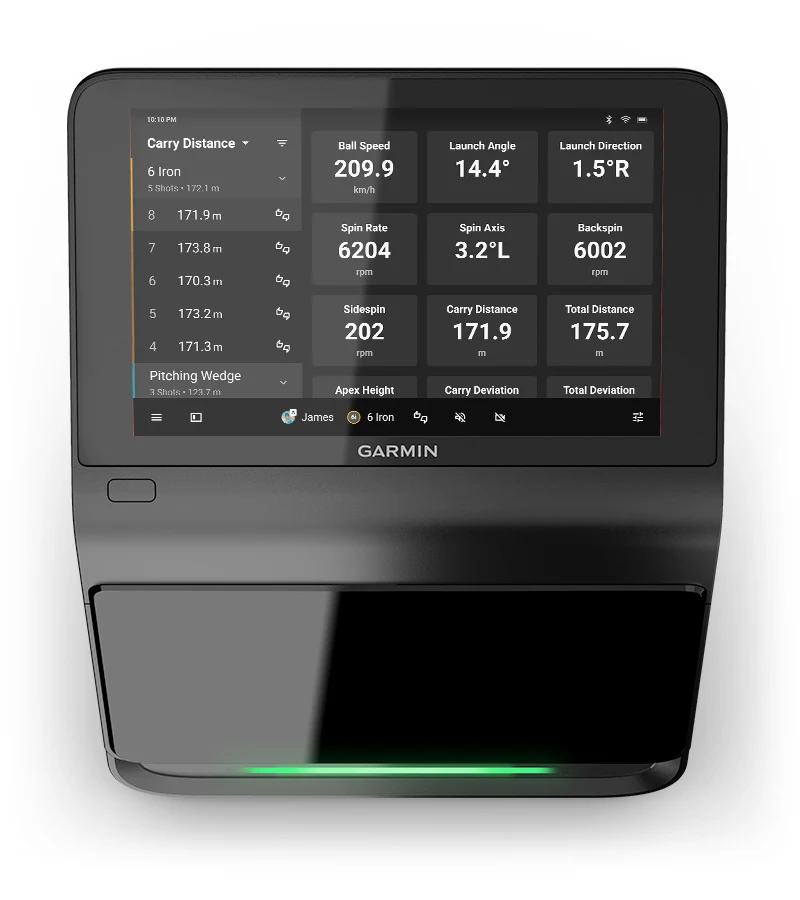 Garmin R50 golf ball metrics